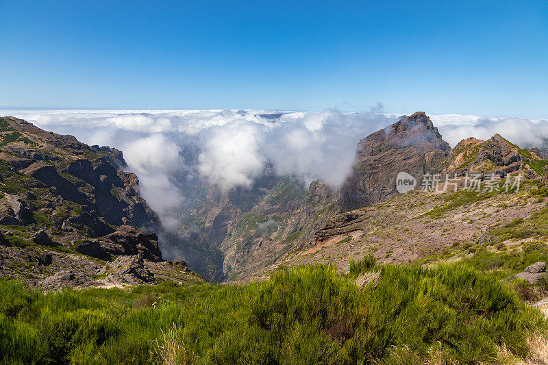 Pico do ariiro峰，马德拉岛，葡萄牙